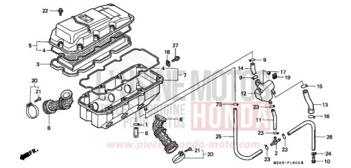AIR CLEANER GL1500CW de 1998